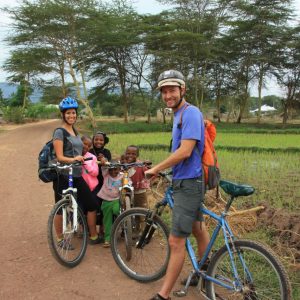Biking to Lake Manyara (2 – 5 hours)